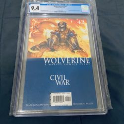 Wolverine CGC high-grade Comic  Wolverine origins #3 #42 9.4 purchase for collecting please read info check out photos