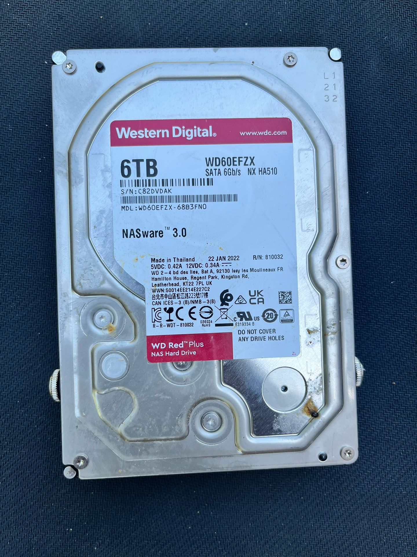 6TB WD Red Plus Hard Drive