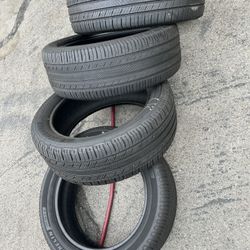 Set. Tires. 235. 50.  19.  Michelin 