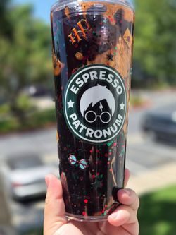 Harry Potter snow globe Tumblr 24 oz Starbucks style