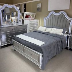 New 4pc Bedroom Set In Box Buy Now Pay Later $39 Down No Credit Needed