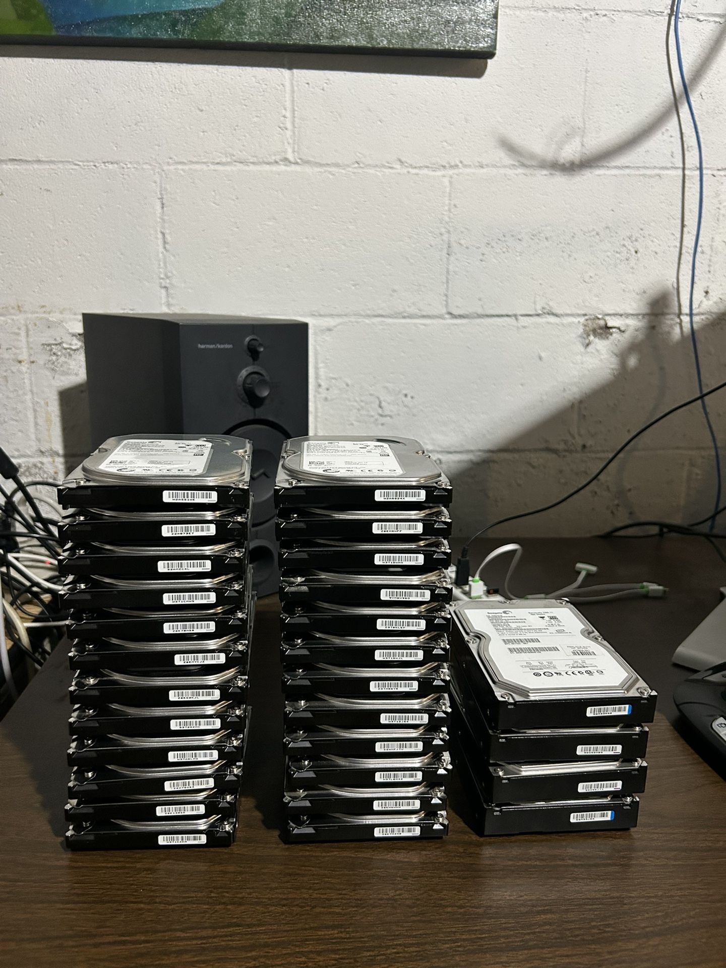 28 Seagate Barracuda 500GB Desktop Hard Drives