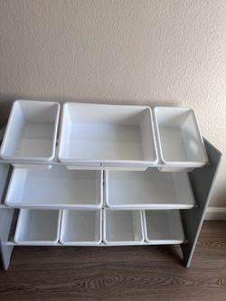 Toy bin organiser
