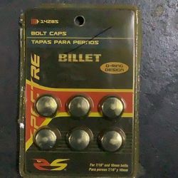 SPECTRE 14285 Chrome Show Car Dress Up Bolt Cap Covers For 7/16” & 10mm Bolts