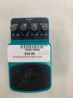 Behring de effects pedal