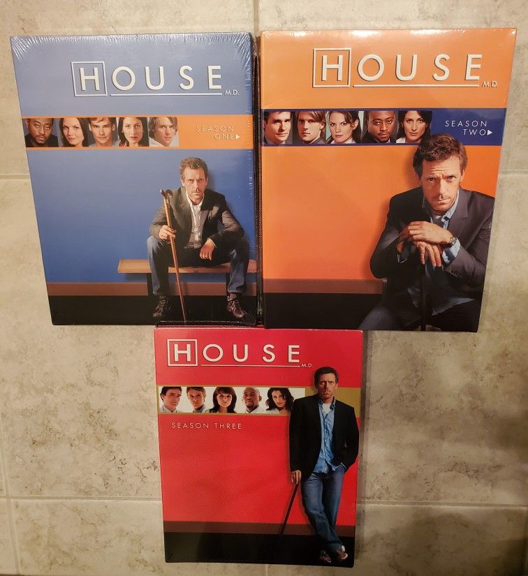 House DVD Seasons 1, 2 & 3