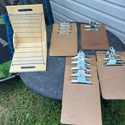Clip Boards And Stand 