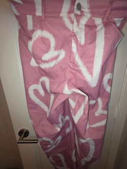 Women's Heart Pants Size 1XL