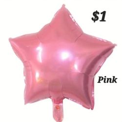 Star Foil Balloons. Rose Gold Balloons. Globos De Estrella 18 Inch Balloon. Rosa Dorado 