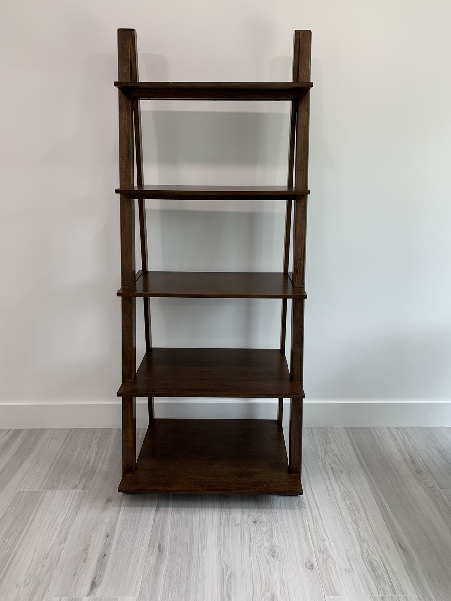 Ashlyn 72" Ladder Bookcase (solid wood)