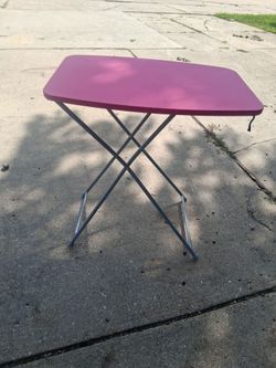 Pink Costco Brand Folding Adjustable Height
Miscellaneous Use Table