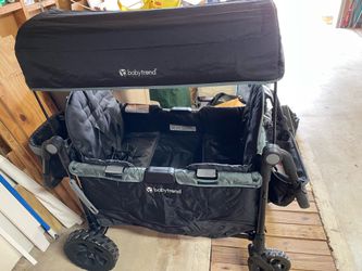 Baby Trend Quest PLUS 3-in-1 Stroller Wagon - Madrid Green: All-Terrain Tires, Adjustable Handle, Steel Frame, Folds for Easy Transport