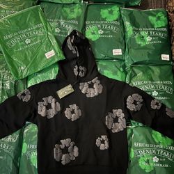 Demin Tear Hoodies
