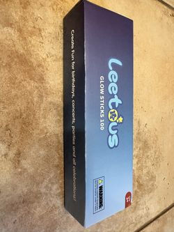Brand New Leetous Glow Sticks 100