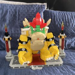The largest Lego set of dowser from super Mario Bros