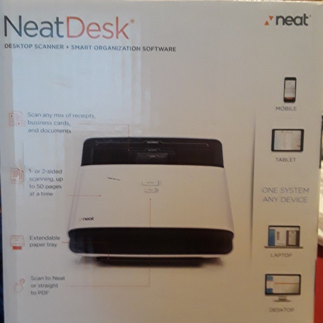 Neat Receipts Neat Desktop Scanner