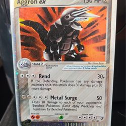 Aggron ex 2003 Hikaru Koike Holofoil Sandstorm 