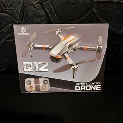 Q12 Remote Control Drone With 4k Camera Brushless Motor 60 M FS Great Drone For Adults And Beginner Kids.