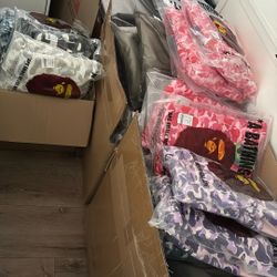 BAPE , ESSENTIALS ,NIKE SKI , COLOGNE , BELTS,BAGS