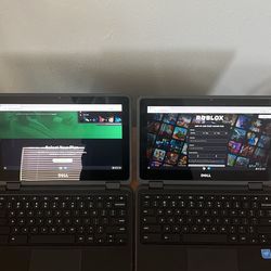 Dell  3100 Touchscreen Chromebook 4GB RAM/ 32 SSD $50