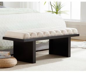 NEW-Upholstered Bench for entry or bedroom