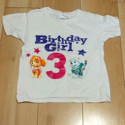 Birthday girl paw patrol
