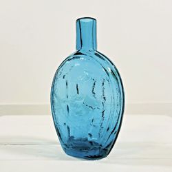 Reproduction “Success To Railroad” Whiskey Bottle Aquamarine
