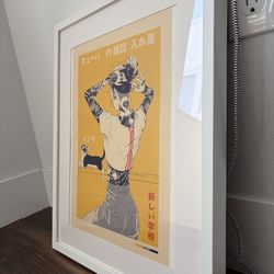 Tattooed Woman and Cat