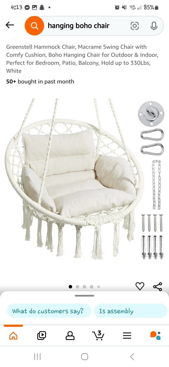 Hanging Boho Chair