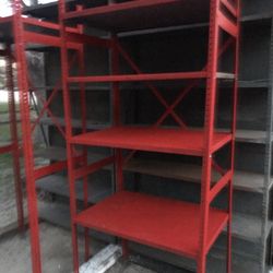 Metal Industrial Shelves With 4 Adjustable Shelves - Plus Other Sizes Available 