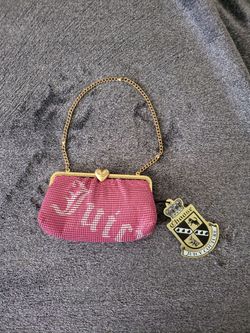 Juicy Couture Pink Mesh Mini Bag