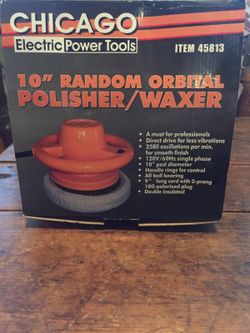 10" random orbital polisher / waxer