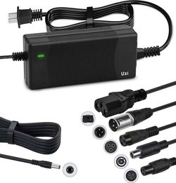 42V2A Fast Charger (6 Plugs Universal) for 36V Electric Bike/Scooter Lithium Battery,H5,Vsett8,XP, Eb7 Ebike,V2,KS4, S2/S2R,MAX,GXL,etc