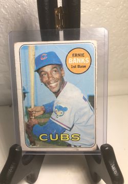 1969 Ernie Banks Topps baseball card