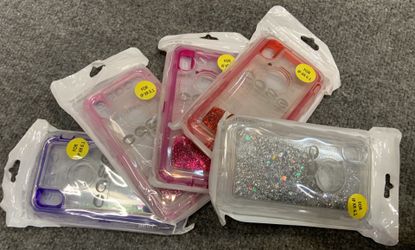 Glitter defender case for iphone xr