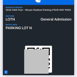 CMA Fest Parking Passes Nissan Stadium!