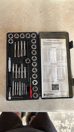 Tap drills - performance tool