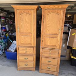 Hard Wood Tower Drawers