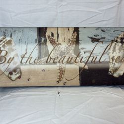 BEACH WALL DECOR ,2 OTHER LISTING JUST LIKE THIS (CHECK DESCRIPTION) - GOOD AS NEW