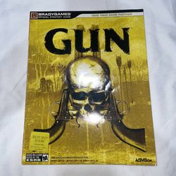 Gun Official Strategy Guide PS2 Bradygames Activision PlayStation 2 Softcover