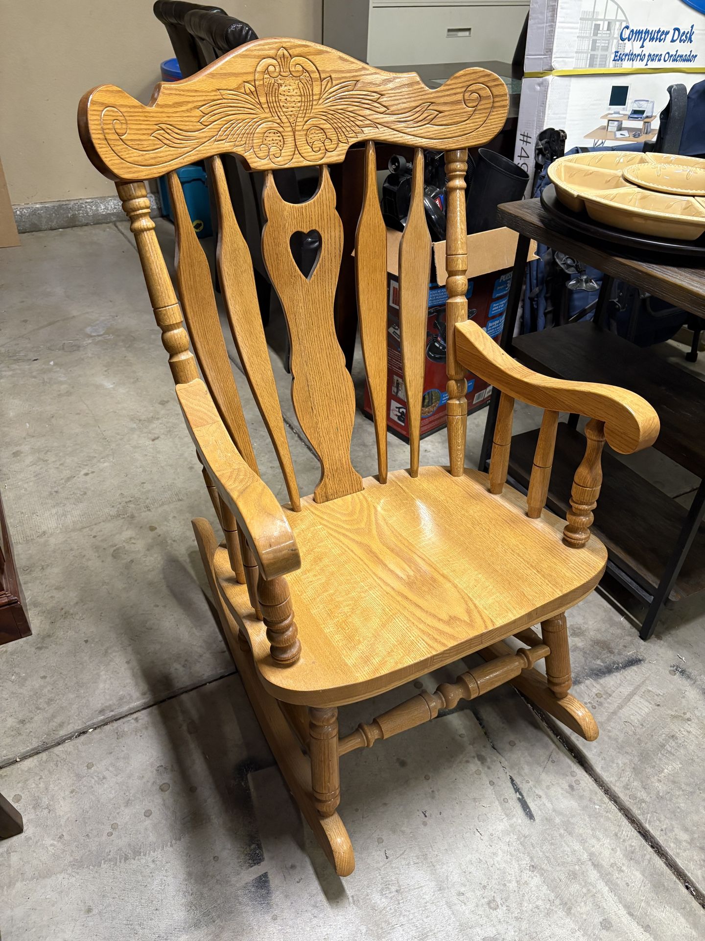 Solid Wood Rocking Chair 