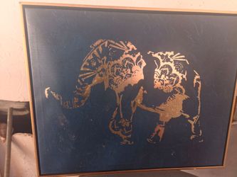Elephant wall picture