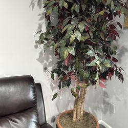 Set Of Two Large Artificial Decoration Trees