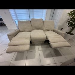 Set Of Two Recliner Sofa