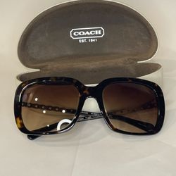 Coach Women’s Dark Tortoise Sunglasses