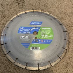 Norton Diamond 14-in Wet/Dry Segmented Rim Diamond Saw Blade