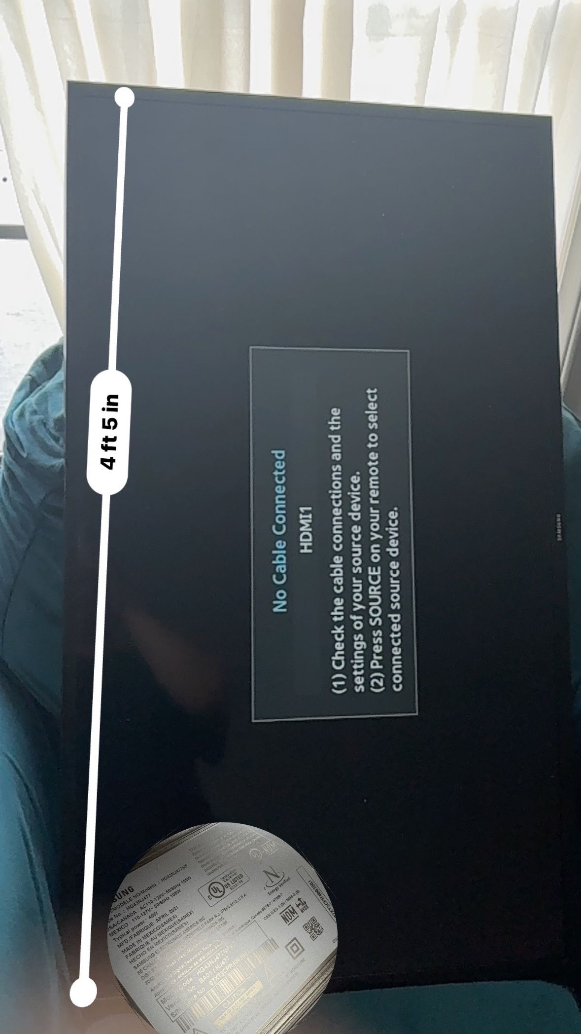 Samsung TV 45”