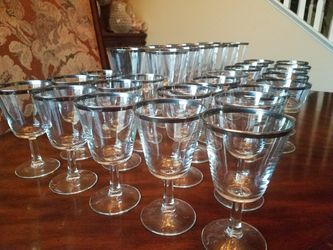 Large lot of glasses