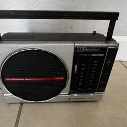 Emerson Model #P3807 Portable Radio AM FM -working 