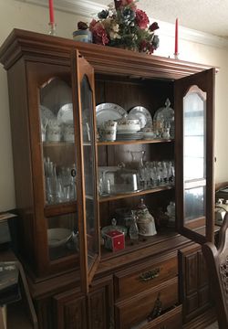 China cabinet/ China set for sale!